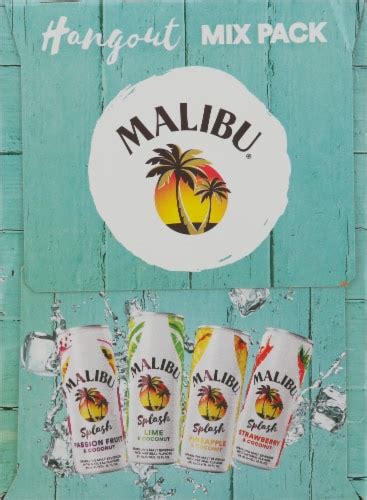 Malibu Splash Hangout Mix Variety Pack, 8 cans / 12 fl oz - Fry’s Food ...