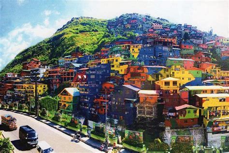 LOOK: Hundreds of houses in Benguet transformed into colorful mural | DailyPedia