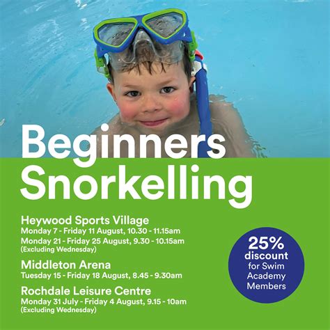 Beginners Snorkelling is back for... - Heywood Sports Village | Facebook