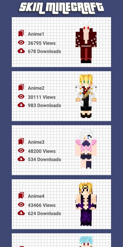 Anime skins for Minecraft PE APK for Android Download