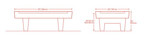 Billiards | Pool Dimensions & Drawings | Dimensions.com