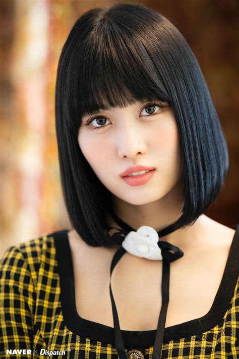 Twice x Naver Dispatch Momo HD Photos | Twice, Momo, Short hair styles