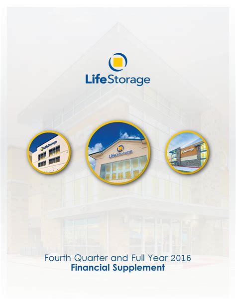 Life Storage, Inc. 2016 Q4 - Results - Earnings Call Slides (NYSE:EXR) | Seeking Alpha