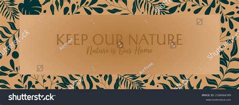 Nature Banner Silhouette Flower Ornament Aesthetic Stock Vector (Royalty Free) 2188068399 ...