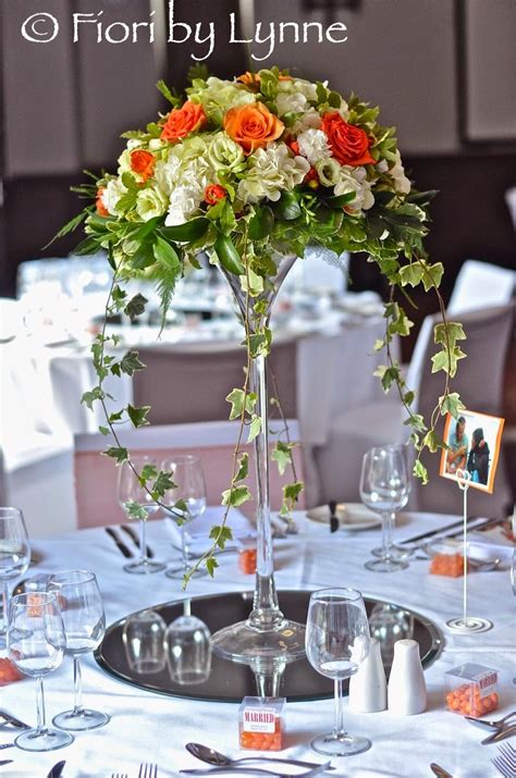 Wedding Flowers Blog: Alex's Orange,Apple Green and White Summer Wedding Flowers, New Place