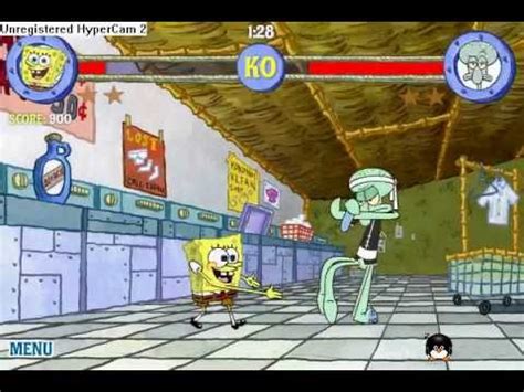 Spongebob Online Games FIGHT GAME - YouTube