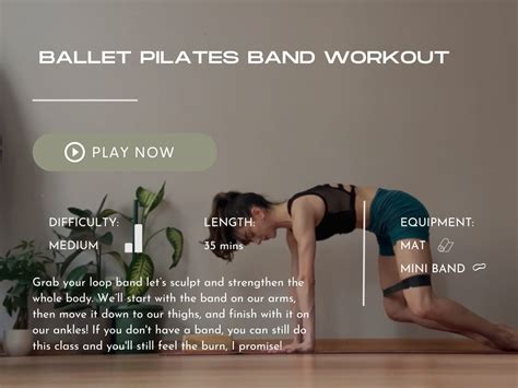 Ballet Pilates Band Workout – Bodhicore