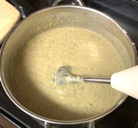 Lion's mane mushroom soup with broccoli and potatoes - Tyrant Farms