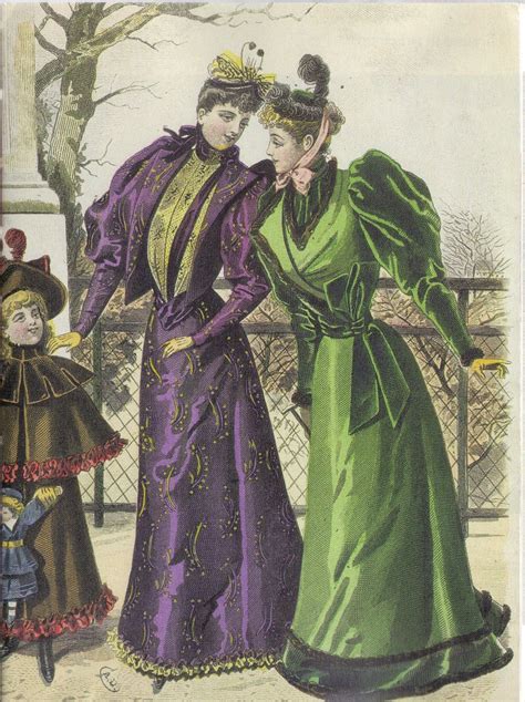 1892 - coats in la Revue de la Mode | Victorian era fashion, Fashion ...