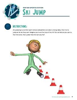 PE Winter Sports Activities by PE Power Pack | TPT