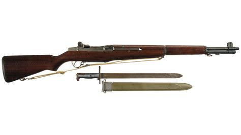 Springfield Armory M1 Garand Semi-Automatic Rifle with Bayonet | Rock Island Auction