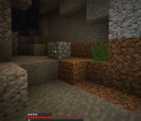 minecraft - Is this a bug or means something, if i see grass deep underground - Arqade