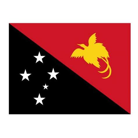 Bendera Papua Nugini | Domain publik vektor