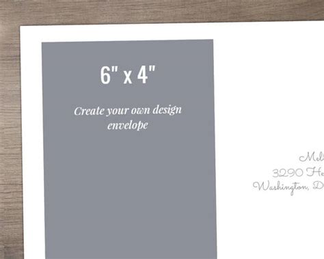 6x4 Envelope - Design Your Own | Custom Envelopes