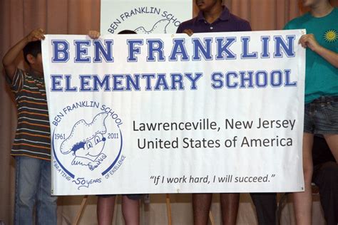 50th Anniversary Logo Unveiled at Ben Franklin School | Lawrenceville ...