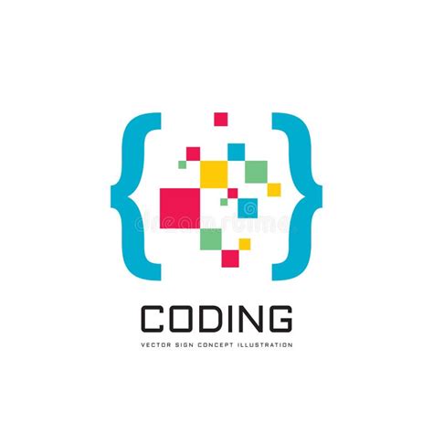 Programming Code - Vector Business Logo Template Vector Illustration ...