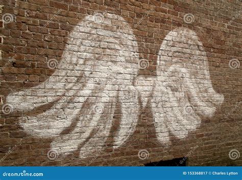 Angel Wings Graffiti stock image. Image of bern, carolina - 153368817