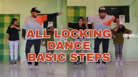 locking dance all basic steps - YouTube