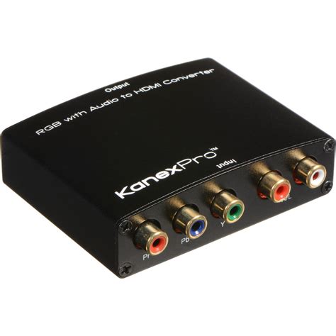 KanexPro Component to HDMI Audio/Video Converter RGBRLHD B&H