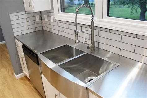 Stainless Steel Kitchen Countertops (Ultimate Guide) - Designing Idea