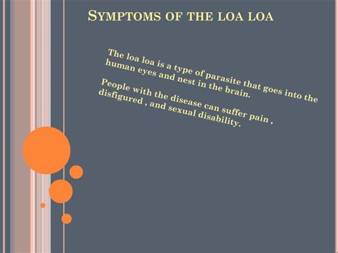 PPT - Loa Loa Filariasis PowerPoint Presentation, free download - ID:2175741