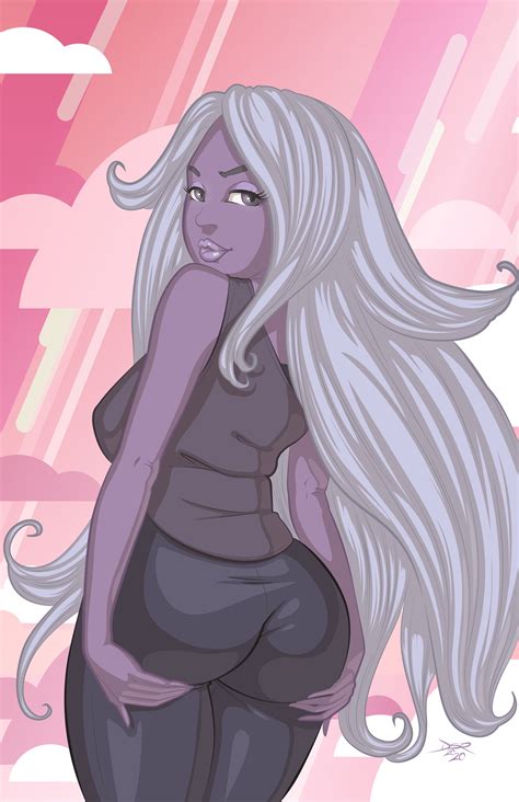 Tired Face - Amethyst Steven Universe - Fan Art 2