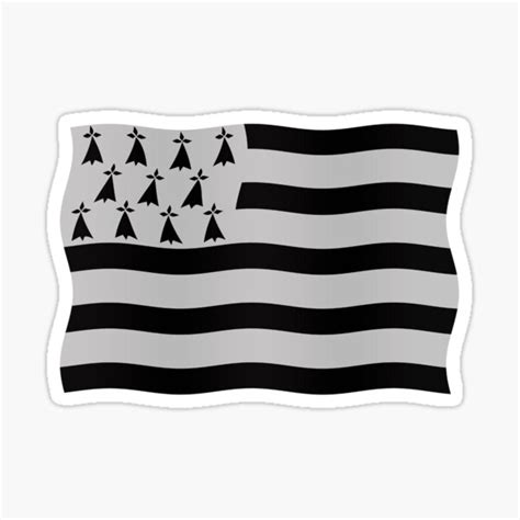 "Brittany flag" Sticker for Sale by stuwdamdorp | Redbubble