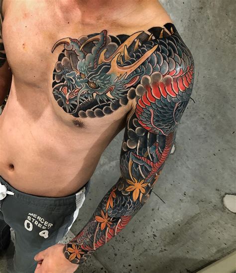 UPDATED: 40 Powerful Japanese Dragon Tattoos (August 2020)