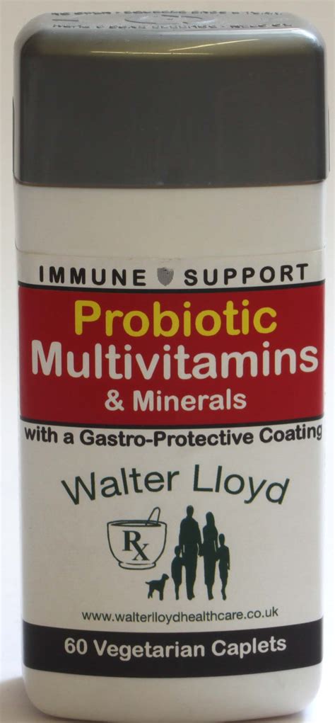 Multivitamins and Minerals Probiotic- 60 Vegetarian Caplets | Online ...