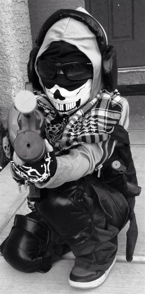 Call of Duty Ghosts (costume with added accessories) kids | Ghost costume kids, Diy costumes ...