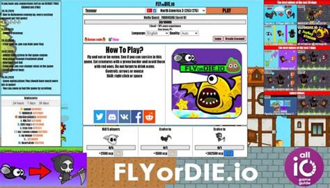 FLYorDIE.IO Game For Free for kids - Tennar IO Game Guide 🎮