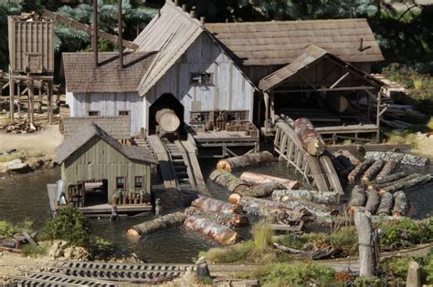 HO scale sawmill by Bill Obenauf | Model train scenery, Model railway, Model railroad