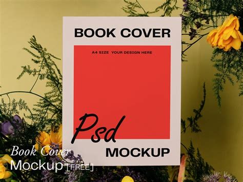 Book Cover Mockup | Free PSD Templates