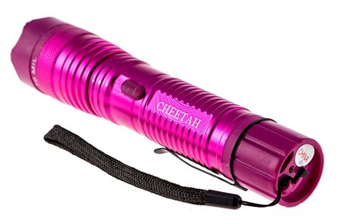 STUN GUN ALL Metal POLICE 200 MV Rechargeable + LED Tactical Flashlight ...