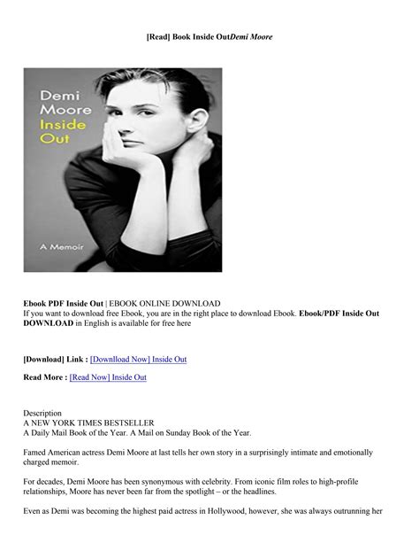 (PDF) Download Inside Out By Demi Moore by zorinecichocki99 - Issuu