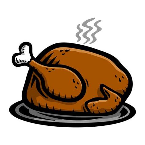 Cooked Turkey 553164 Vector Art at Vecteezy