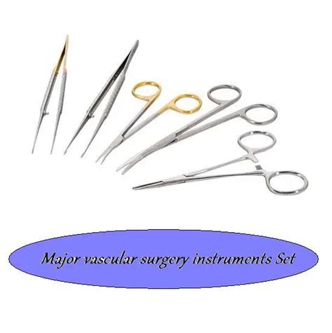 Major Vascular Surgery Instruments Set - Buy Major Vascular Surgery Instruments Set,Vascular ...