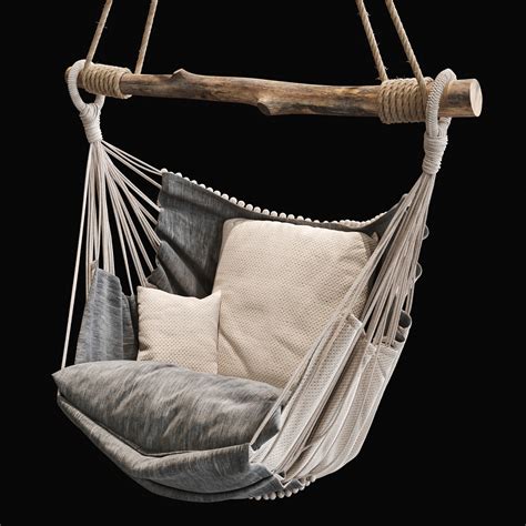 3D Hanging Hammock Chair 2 | CGTrader