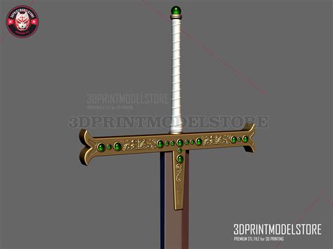 Yoru Dracule Mihawk Sword - One Piece Live Action Cosplay Weapon 3D model 3D printable | CGTrader