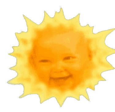 Teletubbies Baby Sun Sticker - Teletubbies Baby sun Transparent sun ...