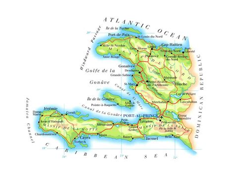 Haiti Map Detailed