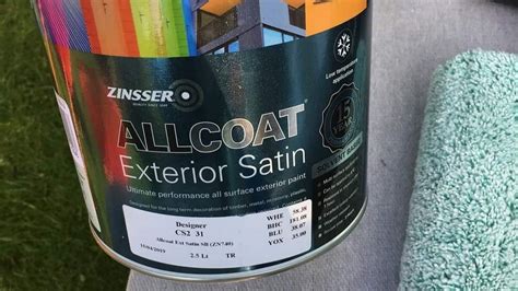 Zinsser allcoat (solvent based) review - Decorator's forum UK