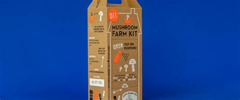 Package Design Mushroom Farm Kit on Behance