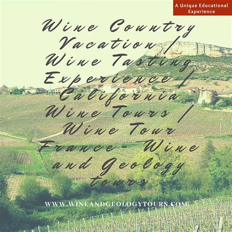 Wine Country Vacation | Wine Tasting Experience | California Wine Tours ...