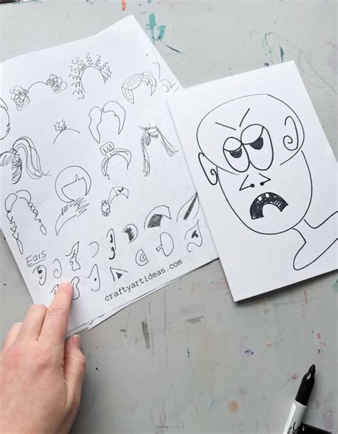 Cartoon Drawing Step-By-Step For Kids (With Free Guide) - Crafty Art Ideas