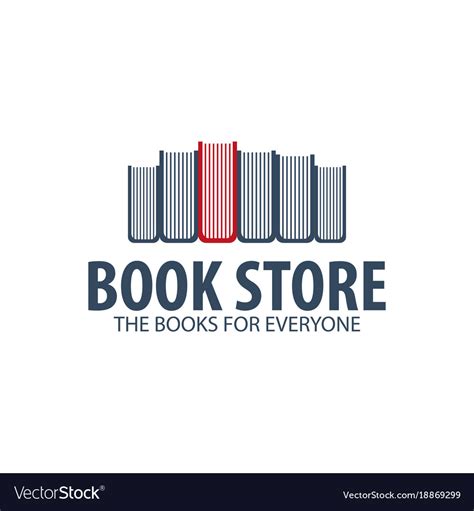 Book store logo education and emblem Royalty Free Vector