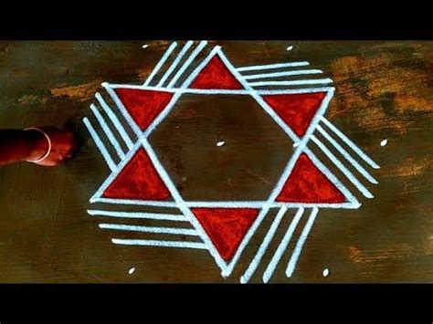 Aippasi madham star padi kolam|deepavali vilakku kolam|Diwali rangoli|creative rangoli|diya ...