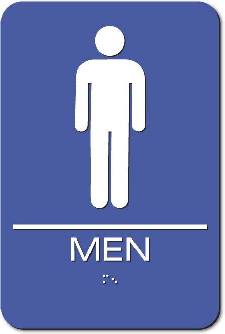 MEN Restroom Sign | ADA Sign Factory