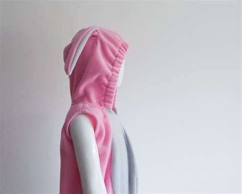 Pink Rabbit Costume Bunny Halloween Costume Party Costume in - Etsy