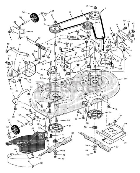 Scotts riding lawn mower belt diagram